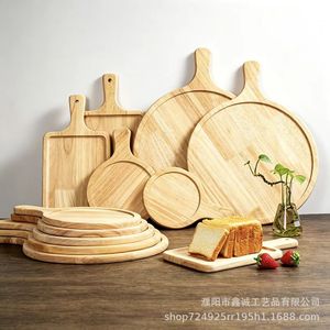 Wooden Cutting Board Set Round Square Serving <b>Tray</b> For Kitchen Party Food Display - Product Image 1