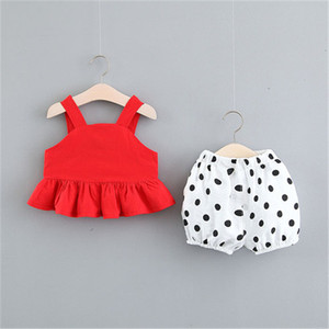 Conjunto de Ropa para Niños Little Top Models, Camisa con Tirantes y Pantalones con Estampado de Moléculas, Tienda en Línea de Venta al Por Mayor - Product Image 2