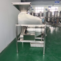 Roestvrijstalen Grote Longan Mango Gele Perzik Dubbele Kanaal Zaadloze En Nucleated Pulping Machine Voor Het Scheiden Van Steenpulp