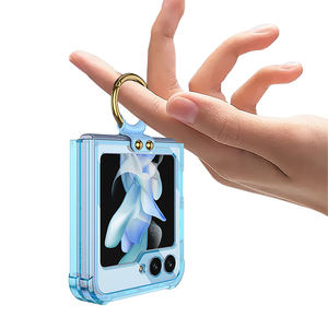 Para Samsung <span class=keywords><strong>Galaxy</strong></span> <span class=keywords><strong>Z</strong></span> <span class=keywords><strong>Flip</strong></span> 5 Contraportada <span class=keywords><strong>2021</strong></span> Nuevo diseño 360 Protección completa PC duro con anillo a prueba de golpes Cubierta del teléfono móvil - Product Image 5