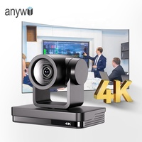 Caméra de visioconférence Anywii 4K 12X USB SDI PoE PTZ avec système de conférence audio pour la diffusion en direct et l'utilisation en église