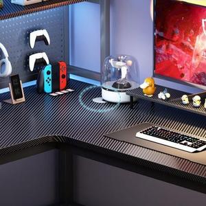 Escritorio para Juegos <span class=keywords><strong>en</strong></span> <span class=keywords><strong>Forma</strong></span> <span class=keywords><strong>de</strong></span> <span class=keywords><strong>L</strong></span>, Mesa para Jugadores <span class=keywords><strong>de</strong></span> Deportes Electrónicos, Escritorio para PC, Escritorio para Juegos <span class=keywords><strong>de</strong></span> Fibra <span class=keywords><strong>de</strong></span> Carbono - Product Image 5
