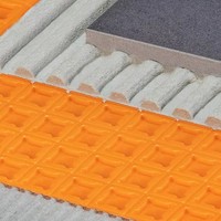 Membrane d'étanchéité PP 30 m²/rouleau, dalles de sol, tapis de découplage, sous-couche pour carrelage de salle de bain et de toiture