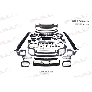 Kit de carrocería para Porsche Panamera 971,1 2017-2020 actualización al estilo GTS/SD incluye parachoques delantero con rejilla y faldón lateral - Product Image 4