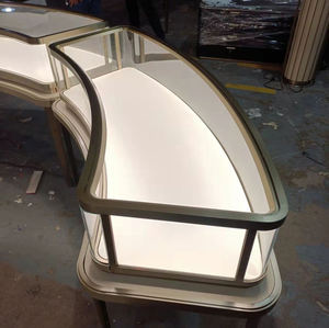 Centre commercial bijoux collier <span class=keywords><strong>rond</strong></span> vitrine vitrine personnalisé <span class=keywords><strong>magasin</strong></span> de bijoux meubles bijoux présentoir en verre - Product Image 3