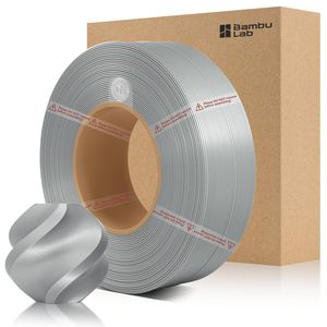 Filamento per <span class=keywords><strong>Stampante</strong></span> 3D Bambu PLA Basic Refill, Eco RFID, Stampa ad Alta Velocità, Basso Deformarsi, Tolleranza Costante per Stampanti 3D FDM - Product Image 4
