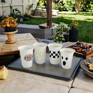 Nhà sản xuất bán buôn cốc nhựa 12oz, 16oz, 20oz, 24oz biểu tượng tùy chỉnh chấp nhận PP nhựa dùng một lần - Product Image 4