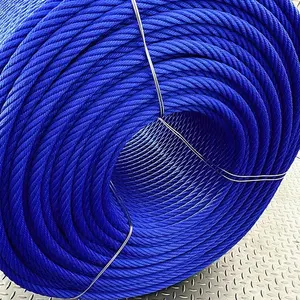 Arc-en-ciel coloré 6x8 + FC, <span class=keywords><strong>corde</strong></span> de filet d'<span class=keywords><strong>escalade</strong></span> pour parc d'attractions pour enfants - Product Image 5