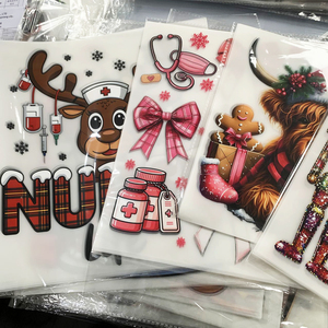Yunshang Custom Dtf Transfers Christmas <strong>Grinch</strong> Screen Print Heat Transfer Designs for t Shirts <strong>Clothes</strong> - Product Image 2