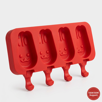 Moule à glaces professionnel en silicone sans BPA, facile à nettoyer, multi-cavités, motif visage souriant, qualité alimentaire