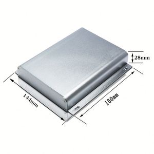 Powder Coated Aluminum Alloy Extrusion Profiles Control <b>Box</b> Enclosure IP54 Outdoor Use Heatsink Cooling System - Product Image 2