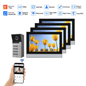 Videoportero con Pantalla Táctil IPS de 10 Pulgadas de Alta Calidad y al Mejor <span class=keywords><strong>Precio</strong></span>, 1080P con Aplicación Tuya, Resistente al Agua, Ideal para Apartamentos - Product Image 2