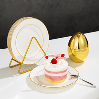 Céramique Ménage Ins Vaisselle Ensemble Jetable Os Cracher Fruits Snack Fruits Secs Dessert Assiette pour Table À Manger pour Cadeau