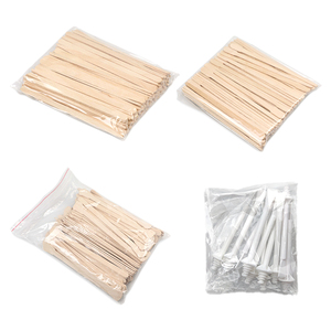 Applicatore per la depilazione <span class=keywords><strong>del</strong></span> bastone di cera di legno della spatola dell'abbassalingua monouso depilatoria <span class=keywords><strong>del</strong></span> salone duro <span class=keywords><strong>del</strong></span> ghiacciolo di dimensione professionale - Product Image 6