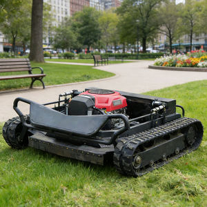 Tondeuses à gazon industrielles sans fil diesel/essence sur chenilles, intelligentes, télécommandées, certifiées CE, personnalisables pour pentes, jardins et fermes - Product Image 1