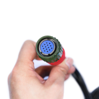 Cable de Repuesto para Probador de Inyectores Autel, Conector Redondo, Cable de Diagnóstico para Inyectores de Combustible