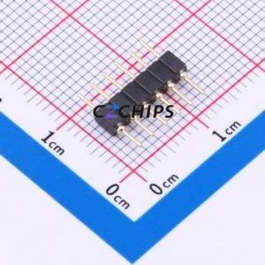 PZ200-1-06-Z-C Pin Header Through hole Component (THT),P=2mm Connector 1x6P 2mm 2mm Round Pin - Product Image 1