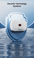 Chauffe-eau électrique sans réservoir, thermostat en plastique, commande tactile, protection contre la surchauffe, économie d'énergie, intelligent, IPX4, camping-car, extérieur, hôtel