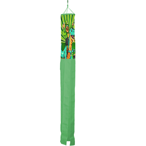 Opspring St. Patrick's Day Wind Sleeve Flag E,Irish Carnival Windsock Hanging Decoration Front Yard Patio Garden Party Decor Hangs Pendant