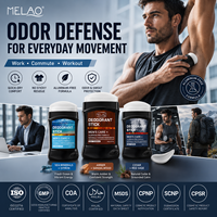 Desodorante en Barra MELAO Natural y Seguro Sin Aluminio para Hombre, Fragancia Perfumada, Desodorante Deportivo, Desodorante en Barra Sin Aluminio para Hombre