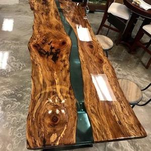 <span class=keywords><strong>Tavolo</strong></span> da Pranzo <span class=keywords><strong>Quadrato</strong></span> Moderno ed Ecologico in <span class=keywords><strong>Legno</strong></span> di Noce Massiccio e Resina Epossidica per Casa o Hotel - Product Image 6