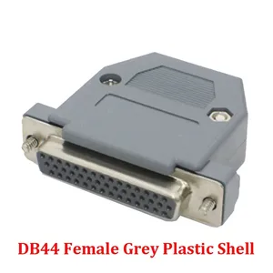DB44 솔더 헤드 남성 플러그/여성 소켓 플라스틱 하우징 키트 3 열 44 핀 직렬 커넥터 D-SUB 44 어댑터 회색 블랙 하우징