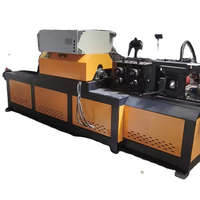 Machine de redressement et de coupe automatique à commande numérique pour barres d'acier