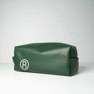 PU Leather Zipper Cosmetic Storage Bag Large Skincare Bag for <b>Men</b> Fashion Style ROOTSMEN AA5407-1 - Product Image 3