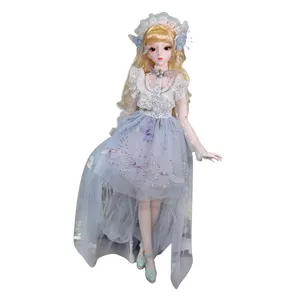 Мечта фея 1/3 bjd кукла пользовательский макияж 62 см 34 суставов тела bjd классический doris кукла игрушки для оптовой продажи