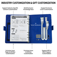 Version Globale : Journal IA Voix-Texte, Synchronisation Caméra Smartphone avec Batterie Externe 8000 mAh pour Réunions d'Affaires, Logo Personnalisable