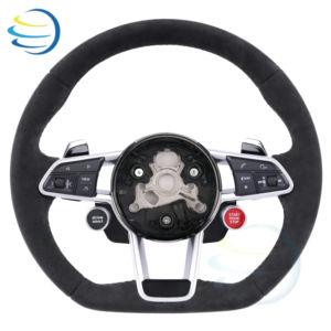 Volante Calefactable de Cuero Completo para Interiores de <span class=keywords><strong>Audi</strong></span> A3, A4L, A5, A6L, A7, Q2L, Q3, Q5, Q5L, Q7, TT, TTS Coupé, TT Roadster, TT RS - ¡Venta Caliente! - Product Image 4