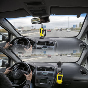 Support de montage pour talkie-walkie à ventouse pour voiture, tableau de bord/fenêtre Flex Neck <span class=keywords><strong>CB</strong></span> Radio Suction Holder - Product Image 2