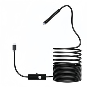 Vente flash ! Caméra <span class=keywords><strong>endoscopique</strong></span> industrielle portable haute définition 8 mm, adaptateur à objectif unique, outil de détection de canalisation pour <span class=keywords><strong>Apple</strong></span> IOS - Product Image 5