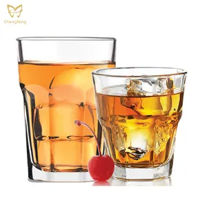 Environmentally Friendly Recyclable Glass Drinking Cup Short Gibraltar Glass 296Ml Whiskey Shot Glass