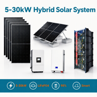 5-30kW Kommerzielles Solarenergiespeichersystem Hybrid-Wechselrichter LiFePO4-Batterie für Fabrik und Werkstatt