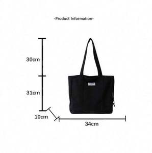 Sac fourre-tout d'épaule en toile multipoches imperméable de haute qualité pour infirmières, avec fermeture éclair, pour femmes - Vente promotionnelle directe usine - Product Image 2