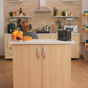 Armoires de cuisine haut de gamme entièrement en bois, style moderne, décoration intérieure, technologie de peinture, différentes options de style et de taille - Product Image 1