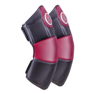 Genouillères 908L noires et rouges, protection pour le basketball, le fitness, la course à pied, le cyclisme, la randonnée, toutes saisons, pour adultes - Product Image 1