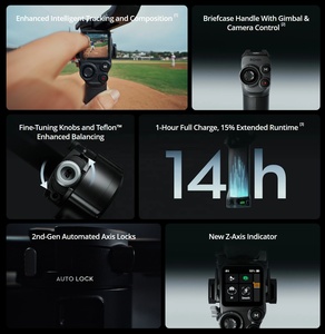 Estabilizador DJI RS 5 para <span class=keywords><strong>Sony</strong></span> FX3 Canon <span class=keywords><strong>A7SIII</strong></span>, Bloqueos de Eje Automatizados, Equipo Profesional para Cinematografía, Estabilización RS de 5.ª Generación, Original - Product Image 3