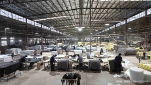 Base de <span class=keywords><strong>Cama</strong></span> Moderna, Cómoda, Duradera y Suave con Estructura de Madera, Cabecera Tapizada con Diseño Convertible - Product Image 6