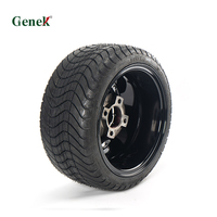 Nouvel ensemble de roues et pneus tubeless Genek en alliage d'aluminium et caoutchouc de 12 pouces (215 mm) pour voiturette de golf