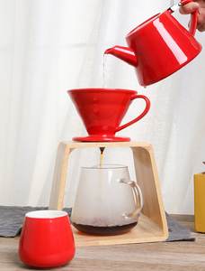 Filtre à café conique en céramique et porcelaine, écologique, fait main, avec filetage, pour cafetière moderne - Product Image 5