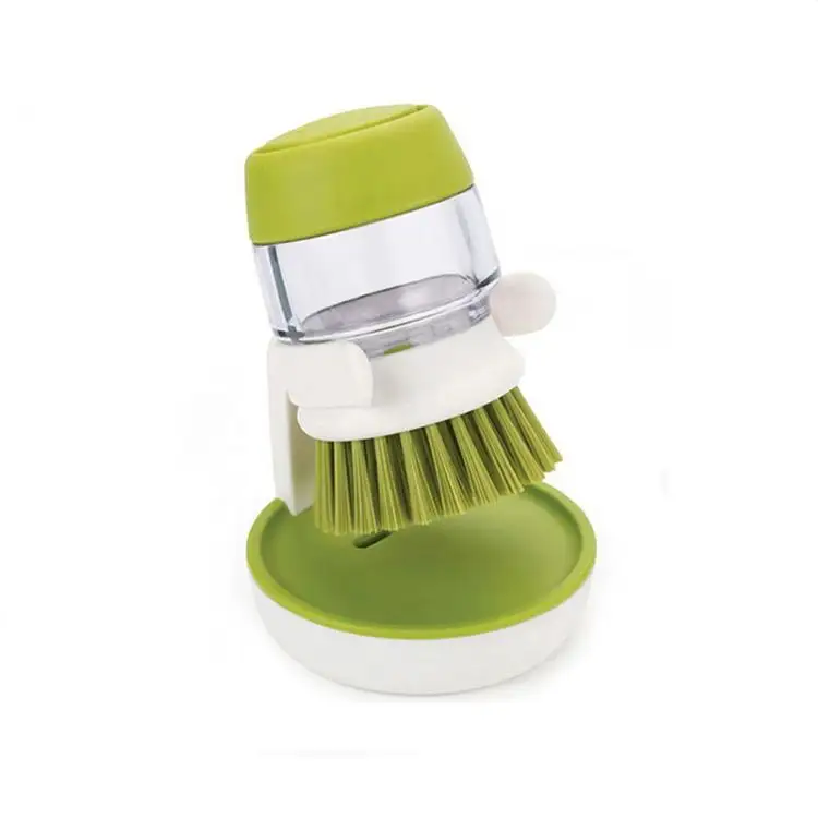 Plastic Dish Brush Wholesale Kitchen Washing Utensils Plastic Soap Cleaning Dish Washer Brush