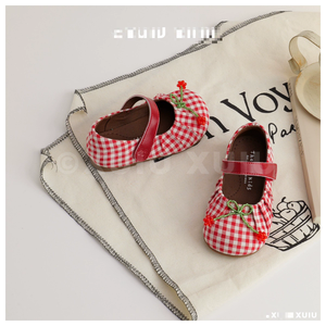 Scarpine <span class=keywords><strong>Rosse</strong></span> da Principessa per Bambine, Stile Foresta, Scarpe Mary Jane con Paillettes per Feste e Uso Quotidiano - Product Image 6