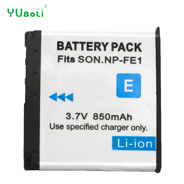 3.7V 850mAh the NP-FE1 Npfe1 Digital Replacement Camera and Camera Battery Is Suitable for Sony NP-FE1 Cyber-shot DSCT7 Grey