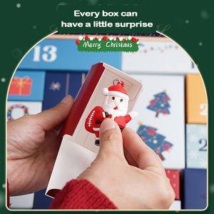 2024 nouvelles boîtes mystères compte à rebours de noël-24 jours boîte aveugle calendrier <span class=keywords><strong>Surprise</strong></span> fête faveurs boîte-cadeau - Product Image 4