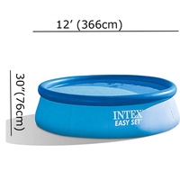 Top vente Intex 28110 8 'x 30 "facile à installer piscine gonflable hors sol piscine familiale