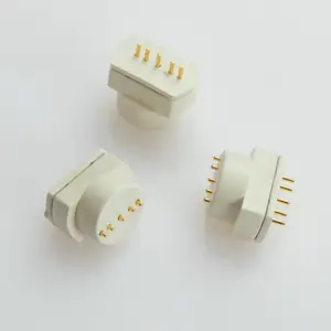 Disesuaikan 5Pin pitch1.0 mm H8.1mm Pogo Pin konektor untuk elektronik konsumen