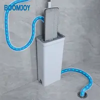 BOOMJOY lazy hand free quick wash microfiber plate mop heavy duty cleaning wringer mop bucket