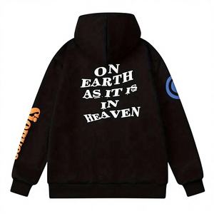 Sudadera con Capucha Unisex Extra Grande de Forro Polar para Invierno, Diseño Personalizado de Alta Calidad, Estampado, Lavado Ácido, Estilo Vintage, Último Diseño - Product Image 1